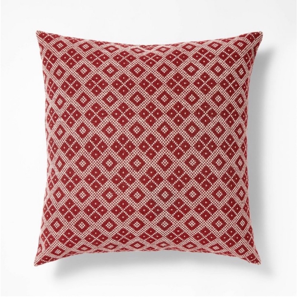 Studio McGee Fair Isle 24” x 24” Oversized Pillow